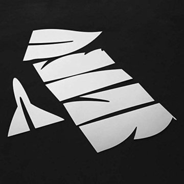 3D Feder Spiegel Wand Dekor Aufkleber Federform Vodelfeder Dekorationen für Wohnzimmer, Schlafzimmer, Badezimmer - 