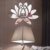 3D Lotus Blume Acryl Wandaufkleber Spiegel Aufkleber Wandtattoos für Schlafzimmer Wohnzimmer Badezimmer Dekoration