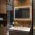 Wandspiegel Badezimmerspiegel LED Badspiegel mit Beleuchtung 80x60cm Touch Schalter