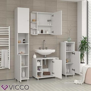 Spiegelschrank 80cm Badezimmer-Spiegel Hängespiegel Badspiegel Badezimmerspiegel Wandspiegel Badschrank -