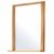 Wandspiegel aus Kern-Buche mit Ablage hochwertiger Spiegel für Flur & Garderobe 74 x 93 x 15 cm