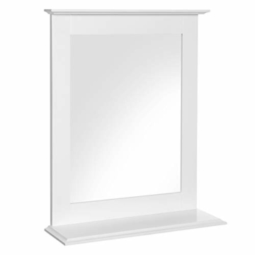 Wandspiegel, Badspiegel mit Ablage, Wandmontage, Schminkspiegel, für