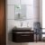 Badezimmer Wandspiegel Badspiegel mit Ablage modernes stilvolles Design in 3 Größen glas, silber - 