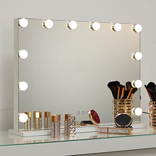 Hollywood Spiegel mit Licht, Touch Schminkspiegel LED Licht