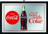 Coca Cola Barspiegel Werbespiegel Wandspiegel Bar Dekoration Spiegel Flasche