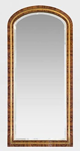 Luxus Barock Spiegel Golder Brauner Antik Edler Massivholz Wandspiegel im Barockstil 60 x 3 x H. 135 cm Barock Möbel Casa Padrino