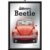 VW Beetle Barspiegel Nostalgic Art, Auto Käfer Volkswagen Bar-Spiegel mit Rahmen, Bunt, 20x30