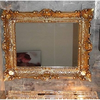 Wandspiegel In Gold Rahmenspiegel Barockspiegel Spiegel 56×46 cm Barockstil Renaissance Opulenter Prachtvoller Nostalgie Antik Barock Repro