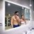 Badspiegel 120x80cm mit LED Beleuchtung Individuell Nach Maß Beleuchtet Wandspiegel Lichtspiegel Badezimmerspiegel