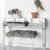 Design Spiegel Konsole Luxury, Highboard mit 2 Schüben, verspiegelter Schminktisch, Kosmetiktisch, Luxus (H/B/T) 77x100x40cm