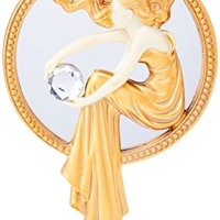 Gold Design Toscano Herrin vom See Art Deco Wandspiegel Schöner Dekospiegel Art Deko