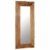 Festnight Spiegel aus Akazien Holz Kosmetikspiegel Massivholz Retro Wandspiegel mit Holzrahmen Flurspiegel Holzspiegel Badezimmerspiegel