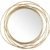 Großer Spiegel Rund Gold 70 cm, Runder Wandspiegel mit Goldrahmen, Goldener Dekorativer Designspiegel, Badezimmer - Badspiegel, Deko Metallrahmen Flur