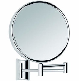 Kosmetikspiegel 360° Schminkspiegel Rasierspiegel doppelseitig mit Vergrößerung Silber Lupe Badspiegel