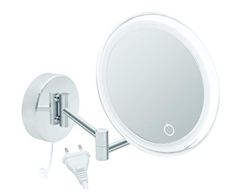 LED Kosmetikspiegel Vergrößerungsspiegel Vergrößerung Wandmontage Dimmer Licht Lupe moderner Badspiegel