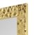 Rechteckiger Spiegel Blattgold Wandspiegel modernes italienisches Design 72 x 95 cm Goldener Holzrahmen Holzspiegel Flur, Wohnzimmer, Schlafzimmer
