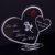 Acryl Schild Personalisiert in Herzen Form beste Mama der Welt Perfektes Geschenk zum Muttertag mit Lasergravur, Geschenk