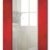 Ganzkörperspiegel mit roten Rahmen Holz Wandspiegel Abstrakt Kunst Modern Flur, Ankleidezimmer, Wohnzimmer, Schlafzimmer, Esszimmer, Diele, Eingangsbereich und Büro