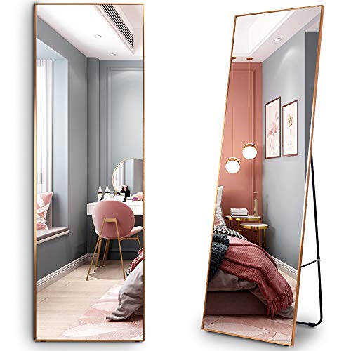 Ganzkörperspiegel Standspiegel freistehender Körperspiegel Groß und Hoch großer Schminkspiegel großer Spiegel für Schlafzimmer Wohnzimmer Umkleideraum
