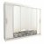Großer XXL Schwebetürenschrank 250 cm mit Spiegel Kleiderschrank Spiegelschrank Schlafzimmer- Wohnzimmerschrank Schiebetüren Modern Design Weiß