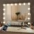 Hollywood Spiegel Schminkspiegel mit Beleuchtung, 360° Drehbarer Schmink Spiegel mit USB & Bluetooth weiches Licht Kosmetikspiegel Dimmbare LED, Touch-Steuerung Make-up-Spiegel