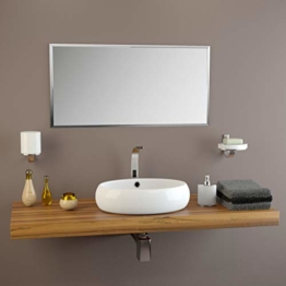 Rahmenloser Kristallspiegel mit Facette Badspiegel Wandspiegel Badezimmer Spiegel Formen Größen einfach schlicht geschliffener Rand