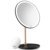 Beleuchteter Make-up-Spiegel – wiederaufladbarer LED-Tischspiegel mit 10-facher Vergrößerung, Touch-Sensor – Mini-Kosmetikspiegel – 3 Farblichter dimmbar, tragbarer Spiegel für Reisen