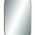 Deko Wandspiegel Spiegel - Ovaler Spiegel mit schwarzem Metallrahmen - Badspiegel - modern stylish 80x40 cm