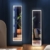 Ganzkörperspiegel mit LED-Beleuchtung 160x40cm freistehender Bodenspiegel, Wandspiegel, beleuchteter Kosmetikspiegel, großer Spiegel, Stehspiegel für Schlafzimmer