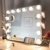 Hollywood-Spiegel Make-up-Spiegel mit Lichtern LED-Spiegel großer Spiegel mit 10 x Vergrößerung 66 x 47,9 cm