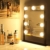 Hollywood Spiegel Schminkspiegel mit Beleuchtung, Touch Spiegel mit Licht 360° drehbar, Kosmetikspiegel LED-Lampen 3 Farben Licht Tischspiegel