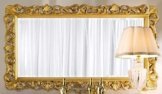 Luxus Barock Spiegel Gold - Rechteckiger Wandspiegel im Barockstil - Prunkvolle Barock Möbel Casa Padrino - Luxus Qualität - Made in Italy