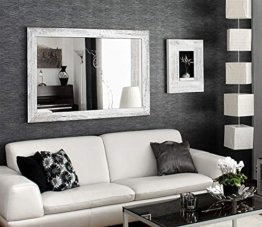 Shabby Spiegel mit Rahmen  50 x 50cm, 12 Farben Holzrahmen, Handgefertigter breiter Rahmen in 32 GRÖßEN 60x20mm