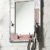 Vintage Wandspiegel Shabby Chic Rustikaler Spiegel mit Holzoptik Dekor Flur Garderobe Wandgarderobe 55 x 75 cm