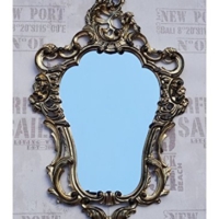 Wandspiegel Spiegel Shabby Chic Gold-Schwarz Barock Antik  Wanddeko Art 50X76