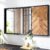 Holzdekoration Wandspiegel Famke 130x75 cm Mango Teak Spiegel Designobjekt für Schlafzimmer Wohnzimmer Hotel Suite