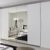Großer weißer Schwebetürenschrank Jugend Schlafzimmer moderner Kleiderschrank Wäsche Spiegel Schiebetürenschrank B: 355 cm