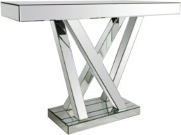 Spiegeltisch Spiegel Tisch Konsolentisch, in edler verspiegelter Optik exklusiver Designtisch hochwertig verspiegelt