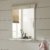 Spiegel mit Holzdekor und Ablage Pinie Weiß Transparent Natur Design Landhaus Badspiegel helles Holzmuster modernes Ambiente