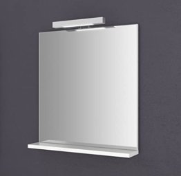 Badezimmer Spiegel Beleuchtung Ablage 60 cm Badspiegel Wandspiegel energiesparend kalt weiß Licht LED Leuchte modernes Bad WC günstig kaufen