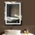Hochwertiger Badspiegel mit LED Beleuchtung Badezimmerspiegel 50x70cm Badspiegel LED Touch modernes Bad Gäste WC Badezimmer