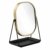 Kosmetikspiegel Gold Schwarz Schminkspiegel Tischspiegel mit Schmuckaufbewahrung Spiegel Schminken Frisieren Standspiegel Aufbewahrung