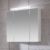 Moderner Spiegelschrank mit LED Beleuchtung Weiß Hell Qualität Bad Badezimmer Gäste WC hochwertig Holz Weiß 80 x 75 x 16 cm