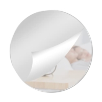 Acryl-Spiegel 30cm Rund Selbstklebend Badezimmer Dekorativer Spiegelfliesen Selbstklebend Schlafzimmer Wohnzimmer Kunst Heimdekoration