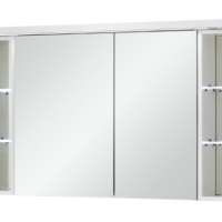 Luxuriöser Badezimmer Spiegelschrank Weiß – Elegantes Design für moderne Bäder