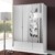 Drehtürenschrank in Weiß 135 cm breit großer Spiegelkleiderschrank Schlafzimmer Schrank modernes Design