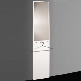 Flurspiegel Garderobenpaneel mit Spiegel Weiß Flur Spiegel Garderobenspiegel mit Haken