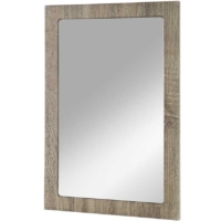 Garderobenspiegel in Eiche dunkel 40 cm Flurspiegel Spiegel Garderobe Holz Natur