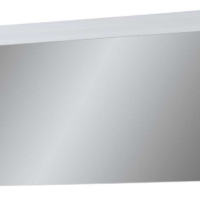 Flurspiegel Garderoben Spiegel modern elegant Wandspiegel in Weiß Hochglanz 90 cm breit
