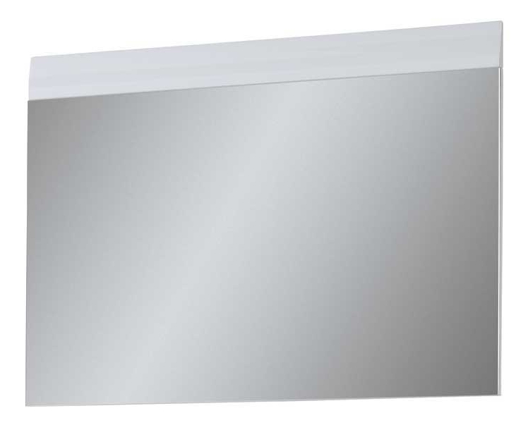 Wandspiegel in Weiß Hochglanz 90 cm breit Flurspiegel Garderoben Spiegel modern elegant